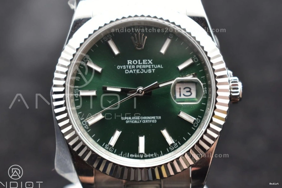 Steel 904L 41 Sundust SA3235 Dial Best Green Bracelet on Edition 126334 DIWF DateJust 1:1 Oyster 1120